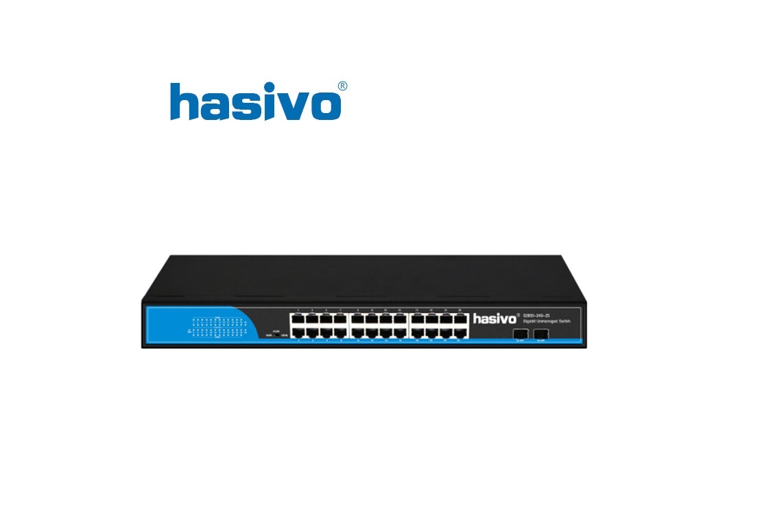 Switch mang 24 cong Hasivo S2800-24G-2S Switch mang 24 cong Hasivo S2800-24G-2S