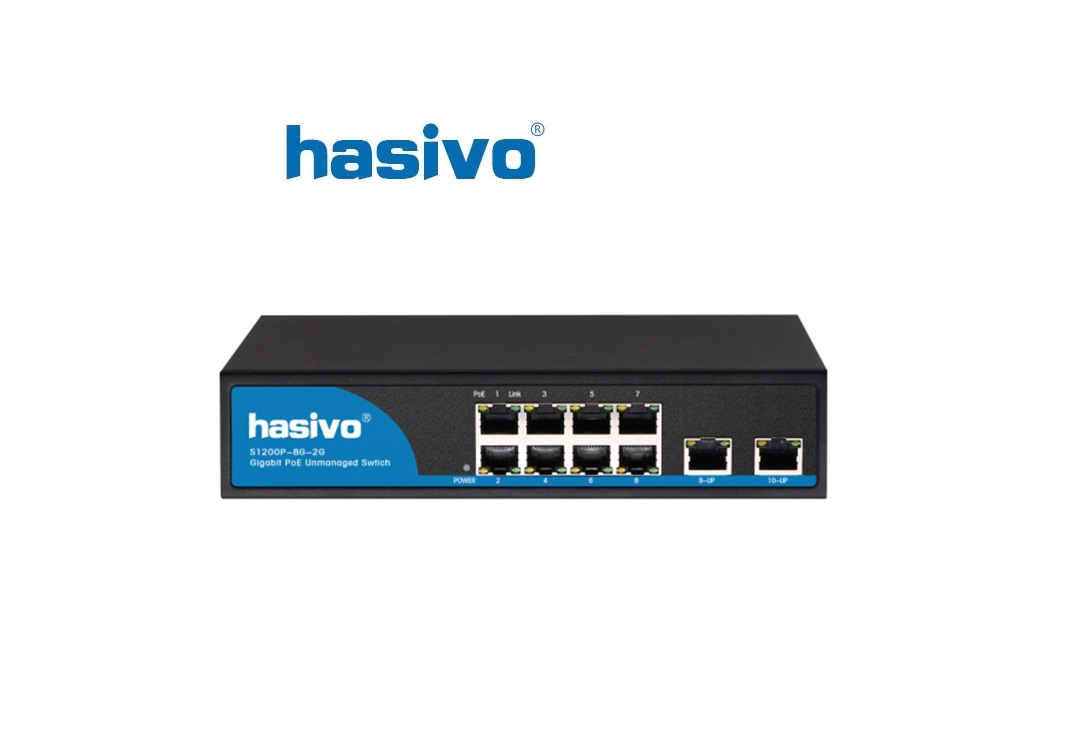 Switch PoE Hasivo S1200P-8G-2G Switch PoE Hasivo S1200P-8G-2G
