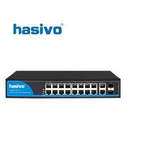 Managed Switch 16 PoE Gigabit +2RJ45/2SFP S2600WP-16G-2TS