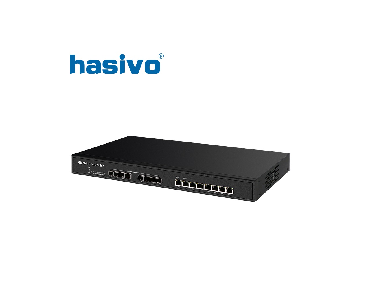 Switch quang SFP HASIVO SW08S08G_1 Switch quang SFP HASIVO SW08S08G_1