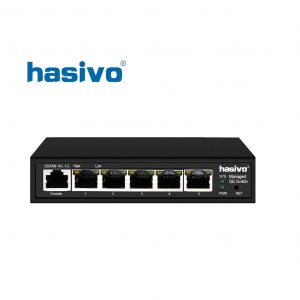 Managed Switch 4 port Gigabit + 1 RJ45 GE HASIVO S800W-4G-1G
