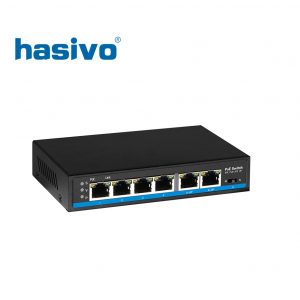 Thiet bi mo rong PoE Extender 4 port Hasivo S600P-4F-2F-EX-30W