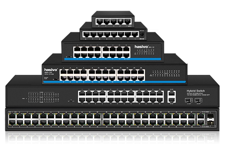 Ethernet-Switch-4 to 48 ports