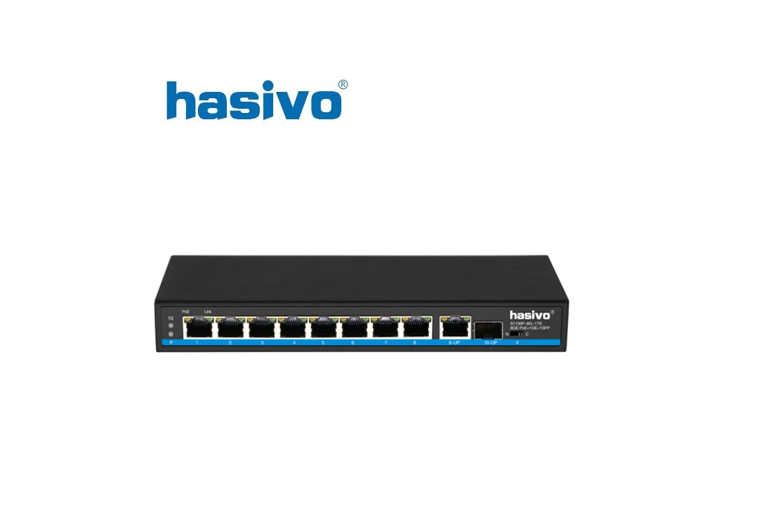 Unmanaged-Switch-Gigabit-PoE-HASIVO-S1100P-8G-1TS Unmanaged-Switch-Gigabit-PoE-HASIVO-S1100P-8G-1TS