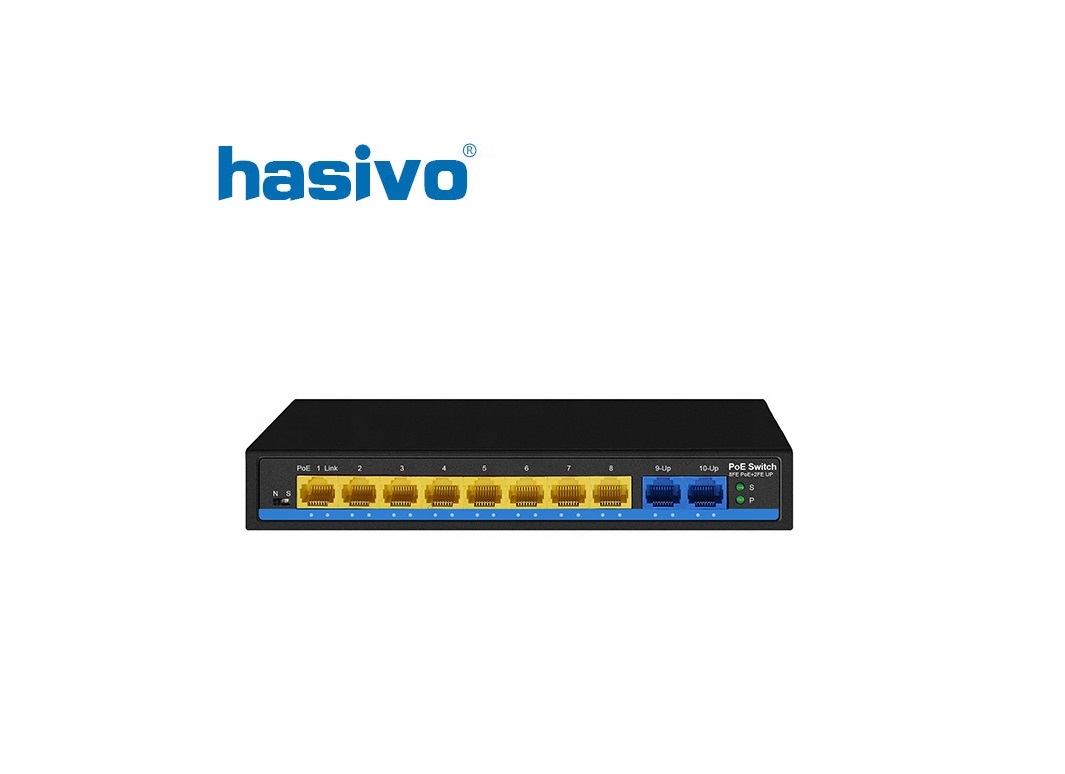 Unmanaged-Switch-PoE-HASIVO-S1100P-8F-2F-SE Unmanaged-Switch-PoE-HASIVO-S1100P-8F-2F-SE