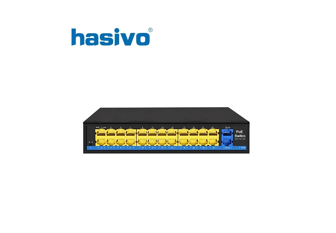 Unmanaged-Switch-PoE-HASIVO-S2800P-24F-2G-SE Unmanaged-Switch-PoE-HASIVO-S2800P-24F-2G-SE